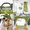 2 Pack 8.8FT Artificial Sunflower Garland with 100 LED Fairy String Lights